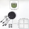 Lauden Suspension, Boule lumineuse, Suspension Vert, Clair, 4 lumières