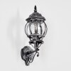 Lentua Lampe murale d´extérieur, Applique murale Noir, Argenté, 1 lumière