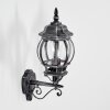 Lentua Lampe murale d´extérieur, Applique murale Noir, Argenté, 1 lumière