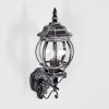 Lentua Lampe murale d´extérieur, Applique murale Noir, Argenté, 1 lumière