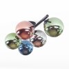 Chehalis Plafonnier, Boule lumineuse Bleu, Chrome, Vert, Cuivré, Fumé, 5 lumières