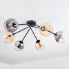Koyoto Plafonnier, Boule lumineuse 77.5 cm Ambre, Clair, Fumé, 6 lumières