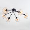 Koyoto Plafonnier, Boule lumineuse 77.5 cm Ambre, Clair, 6 lumières