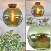 Koyoto Plafonnier, Boule lumineuse Vert, 1 lumière