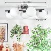 Chehalis Plafonnier, Boule lumineuse Blanc, 5 lumières