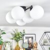 Chehalis Plafonnier, Boule lumineuse Blanc, 5 lumières