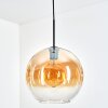 Koyoto Suspension, Boule lumineuse, Suspension 30 cm Ambre, Clair, 1 lumière