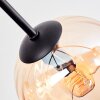 Koyoto Plafonnier, Boule lumineuse 77.5 cm Ambre, 6 lumières
