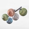 Chehalis Plafonnier, Boule lumineuse Bleu, Vert, Cuivré, Fumé, 5 lumières