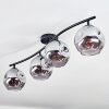 Ripoll Plafonnier, Boule lumineuse Fumé, 4 lumières