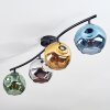 Ripoll Plafonnier, Boule lumineuse Bleu, Chrome, Or, Vert, Fumé, 4 lumières