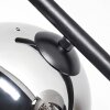 Chehalis Plafonnier, Boule lumineuse Chrome, Fumé, 5 lumières