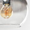 Koyoto Plafonnier, Boule lumineuse Ambre, Clair, Fumé, 4 lumières