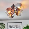 Koyoto Plafonnier, Boule lumineuse Chrome, Or, Clair, Cuivré, Fumé, 4 lumières