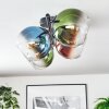 Koyoto Plafonnier, Boule lumineuse Bleu, Vert, Clair, Cuivré, 4 lumières