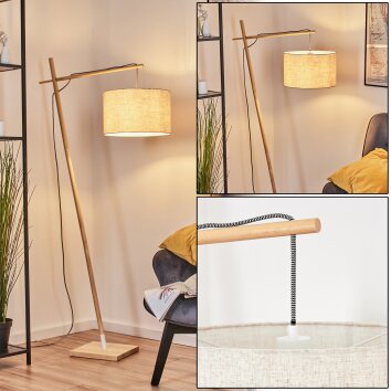 Bassagoda Lampadaire Écru, Blanc, 1 lumière