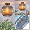 Koyoto Plafonnier, Boule lumineuse 30 cm Bleu, 1 lumière