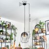 Koyoto Suspension, Boule lumineuse, Suspension Clair, Fumé, 1 lumière