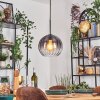 Koyoto Suspension, Boule lumineuse, Suspension Clair, Fumé, 1 lumière