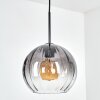 Koyoto Suspension, Boule lumineuse, Suspension Clair, Fumé, 1 lumière