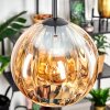 Koyoto Suspension, Boule lumineuse, Suspension 20 cm Ambre, 1 lumière