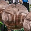 Koyoto Suspension, Boule lumineuse, Suspension Cuivré, 4 lumières