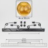 Koyoto Suspension, Boule lumineuse, Suspension Or, 4 lumières