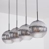 Koyoto Suspension, Boule lumineuse, Suspension Clair, Fumé, 4 lumières