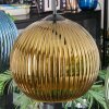 Koyoto Suspension, Boule lumineuse, Suspension Bleu, Or, Vert, 4 lumières