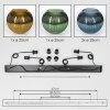 Koyoto Suspension, Boule lumineuse, Suspension Bleu, Or, Vert, 4 lumières