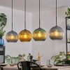 Koyoto Suspension, Boule lumineuse, Suspension Bleu, Or, Vert, 4 lumières