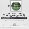 Koyoto Suspension, Boule lumineuse, Suspension Vert, 4 lumières