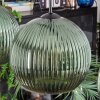 Koyoto Suspension, Boule lumineuse, Suspension Vert, 4 lumières