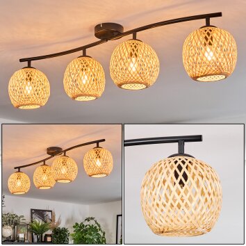 Basto Plafonnier, Boule lumineuse Écru, 4 lumières