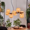 Basto Suspension, Boule lumineuse, Suspension Écru, 8 lumières
