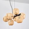 Basto Suspension, Boule lumineuse, Suspension Écru, 8 lumières