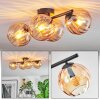 Koyoto Plafonnier, Boule lumineuse Ambre, 4 lumières
