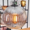 Koyoto Suspension, Boule lumineuse, Suspension 20 cm Clair, Fumé, 1 lumière