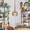 Koyoto Suspension, Boule lumineuse, Suspension 20 cm Clair, Fumé, 1 lumière