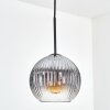 Koyoto Suspension, Boule lumineuse, Suspension 20 cm Clair, Fumé, 1 lumière