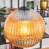 Koyoto Suspension, Boule lumineuse, Suspension 20 cm Ambre, 1 lumière
