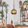 Koyoto Suspension, Boule lumineuse, Suspension Vert, 1 lumière