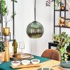 Koyoto Suspension, Boule lumineuse, Suspension Vert, 1 lumière