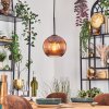 Koyoto Suspension, Boule lumineuse, Suspension Cuivré, 1 lumière