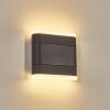 Fanek Lampe murale d´extérieur, Luminaire Up & Down, Applique murale LED Anthracite, 2 lumières