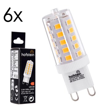 G9 LED 3 Watt blanc chaud dimmable 330 Lumen