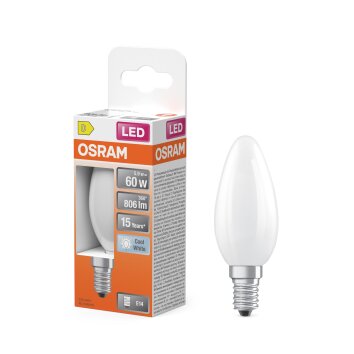 Luminaires Osram E14 LED 5.5 Watt blanc neutre 806 Lumen
