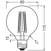 Luminaires Osram E27 LED 7.2 Watt blanc chaud dimmable 806 Lumen
