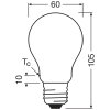 Luminaires Osram E27 7.2 Watt blanc chaud 1521 Lumen