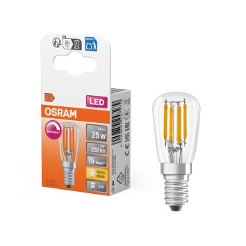 Luminaires Osram E14 LED 2.8 Watt blanc chaud dimmable 250 Lumen